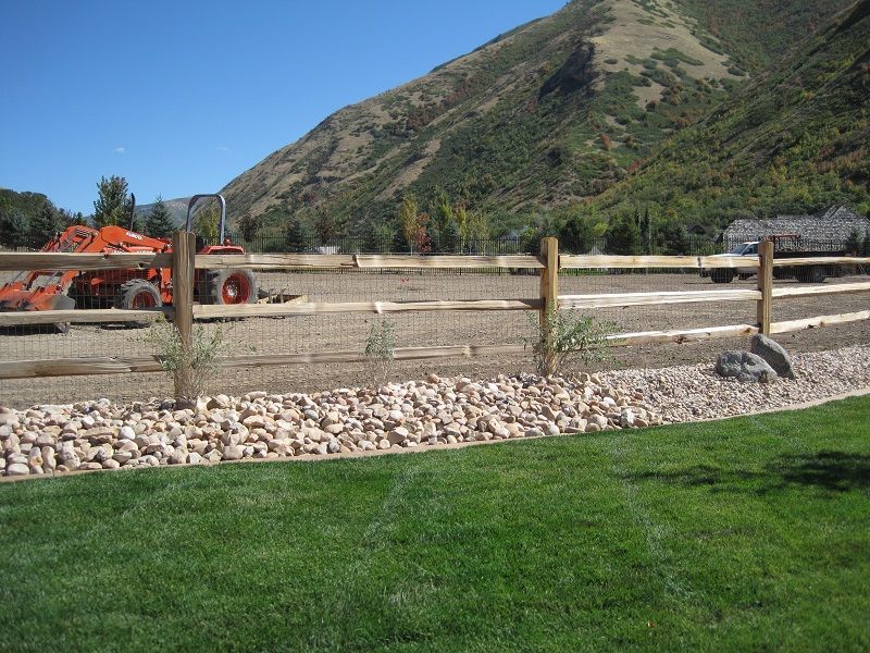 Rail-3 Cedar Wood Fence Orem UT - CFC Fences Decks