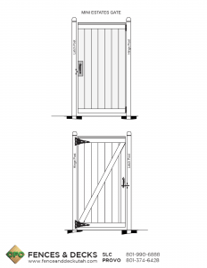Fence Cad Drawings