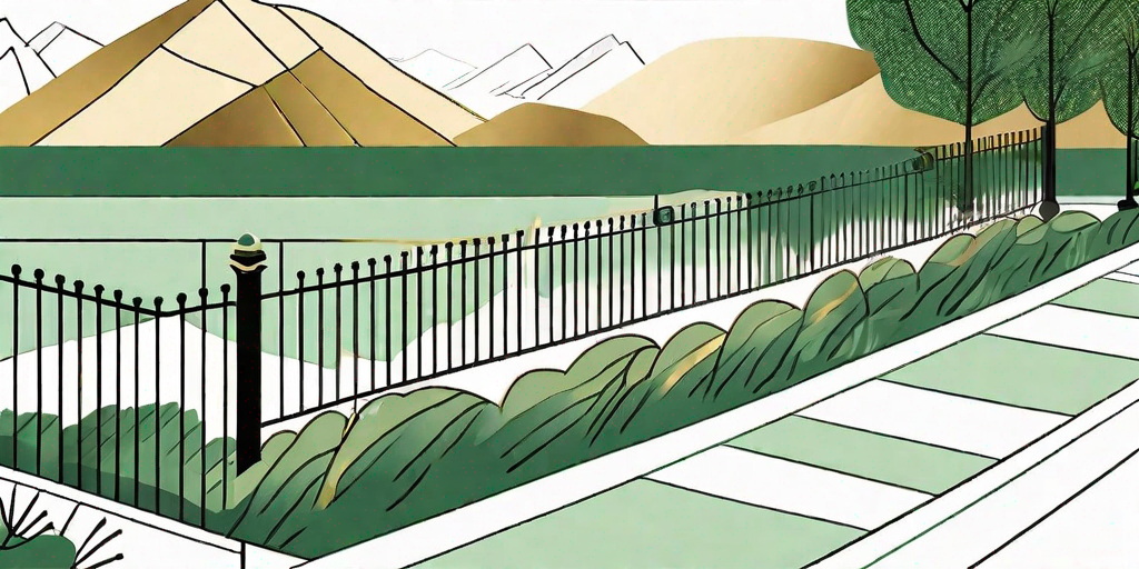 A variety of heber iron railing and fence materials